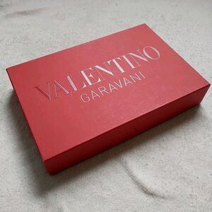 Valentino Garavani Empty Gift Box Medium Red Used 8x12x2" *READ